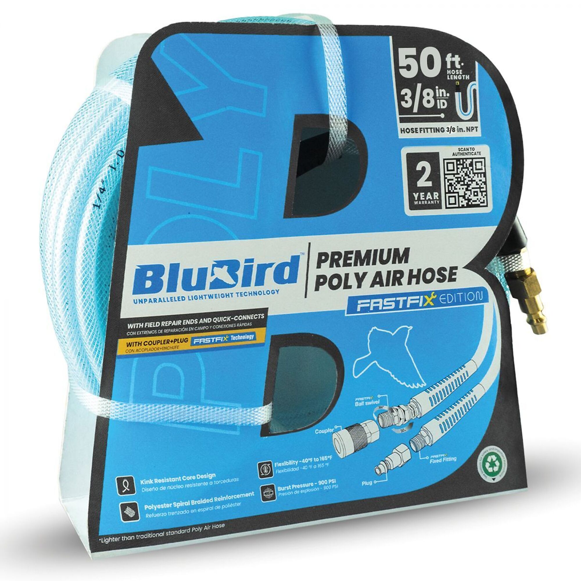 Avagard Poly Air Hose 3/8" x 50'  -  BBPU3850